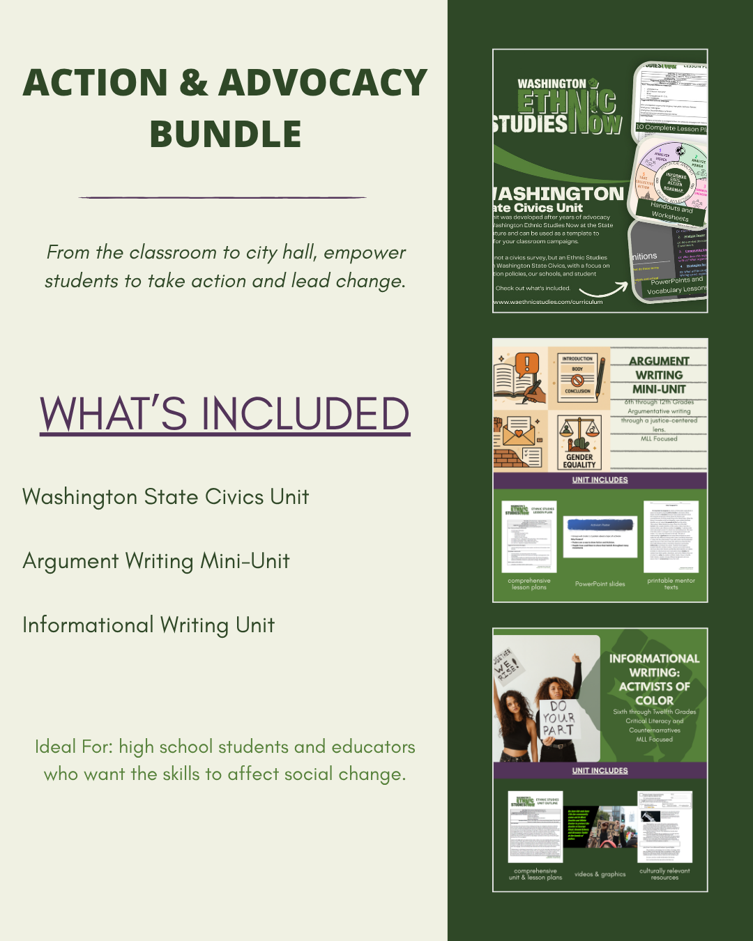 Bundle: Action & Advocacy