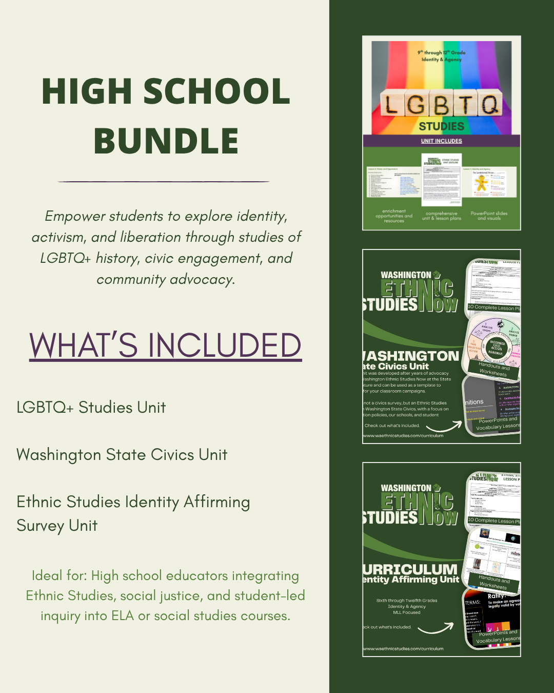Bundle: High School