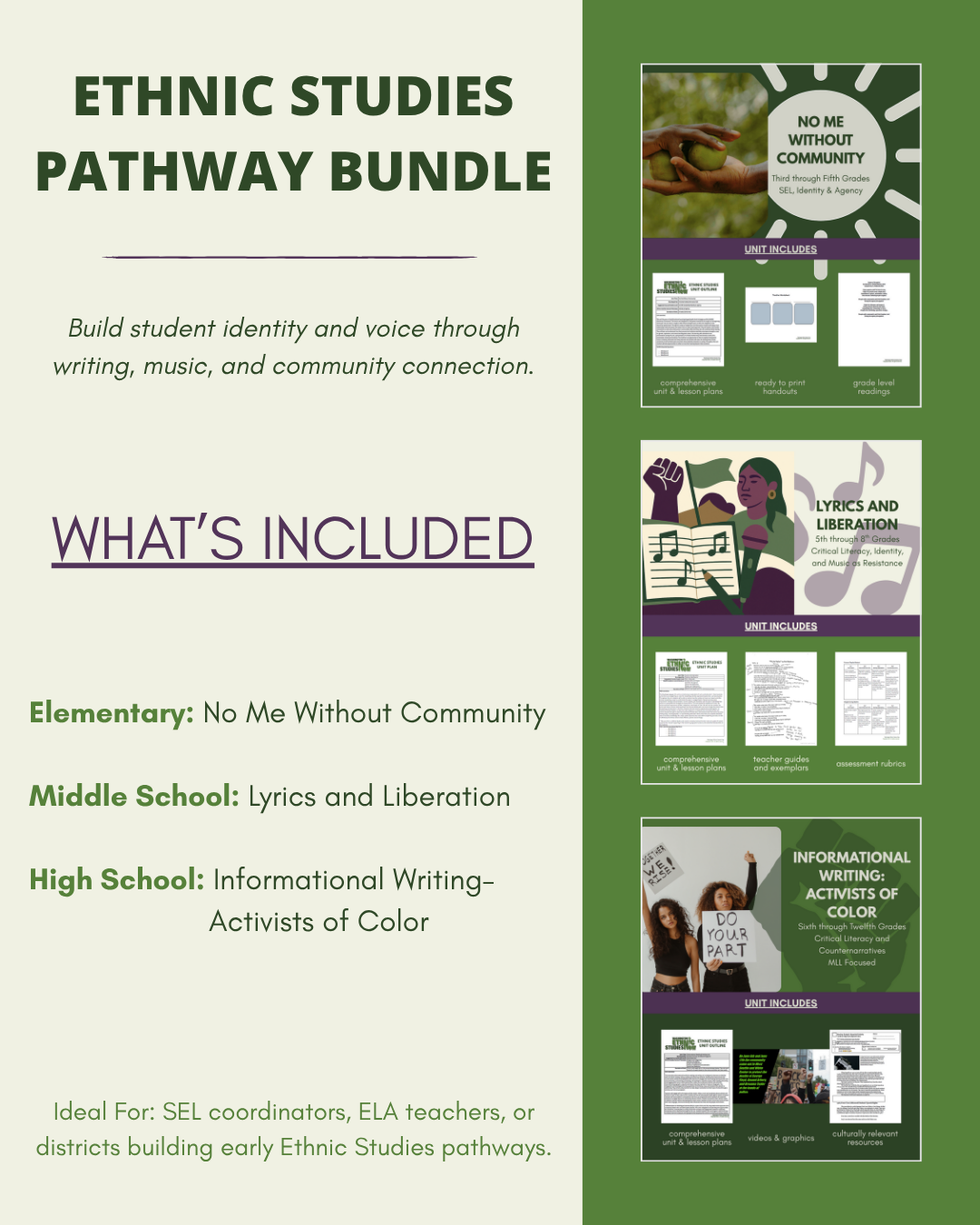 Bundle: Ethnic Studies Pathway