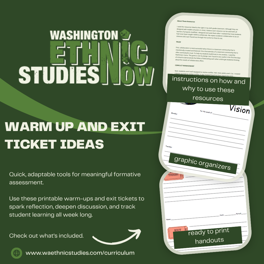 Free: Warm Up and Exit Ticket Ideas