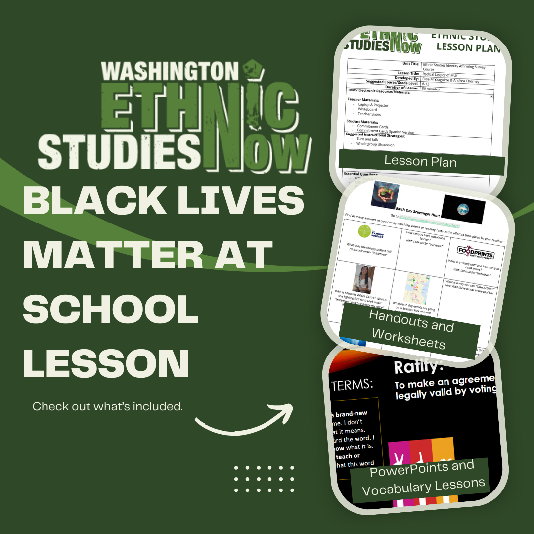 Lesson: Black Lives Matter at School Introduction