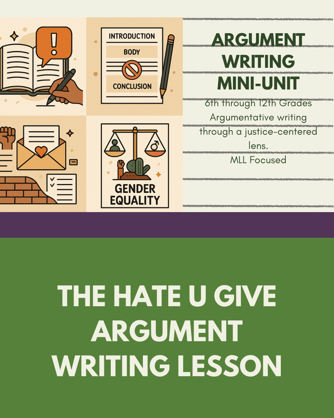 Lesson: The Hate U Give Argument Writing Lesson