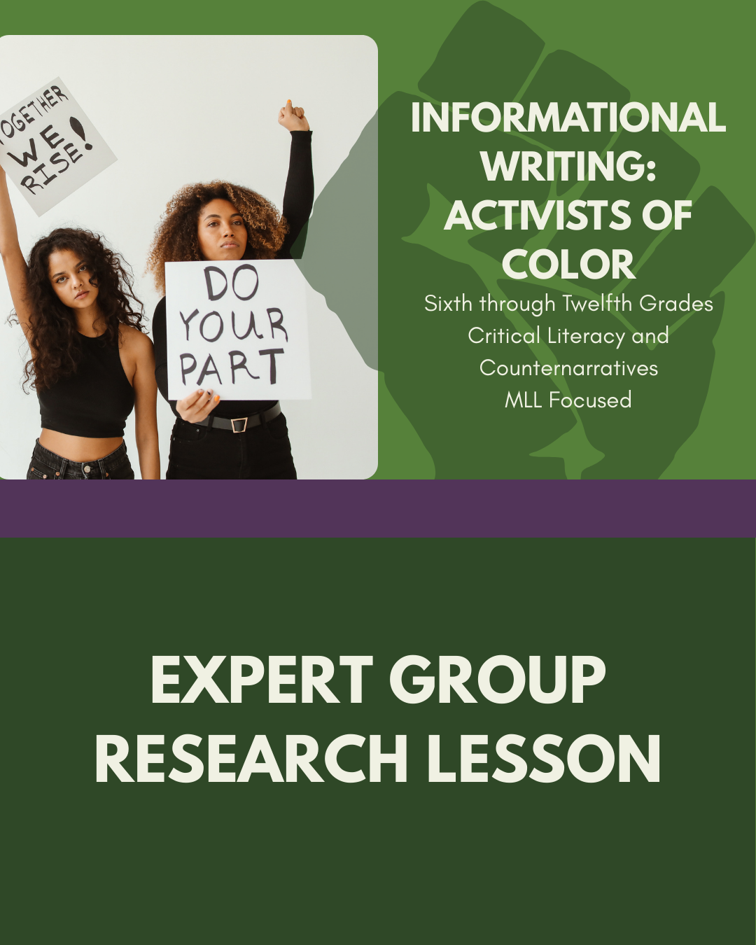 Lesson: Expert Group Research