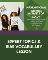 Lesson: Expert Topics & Bias Vocabulary
