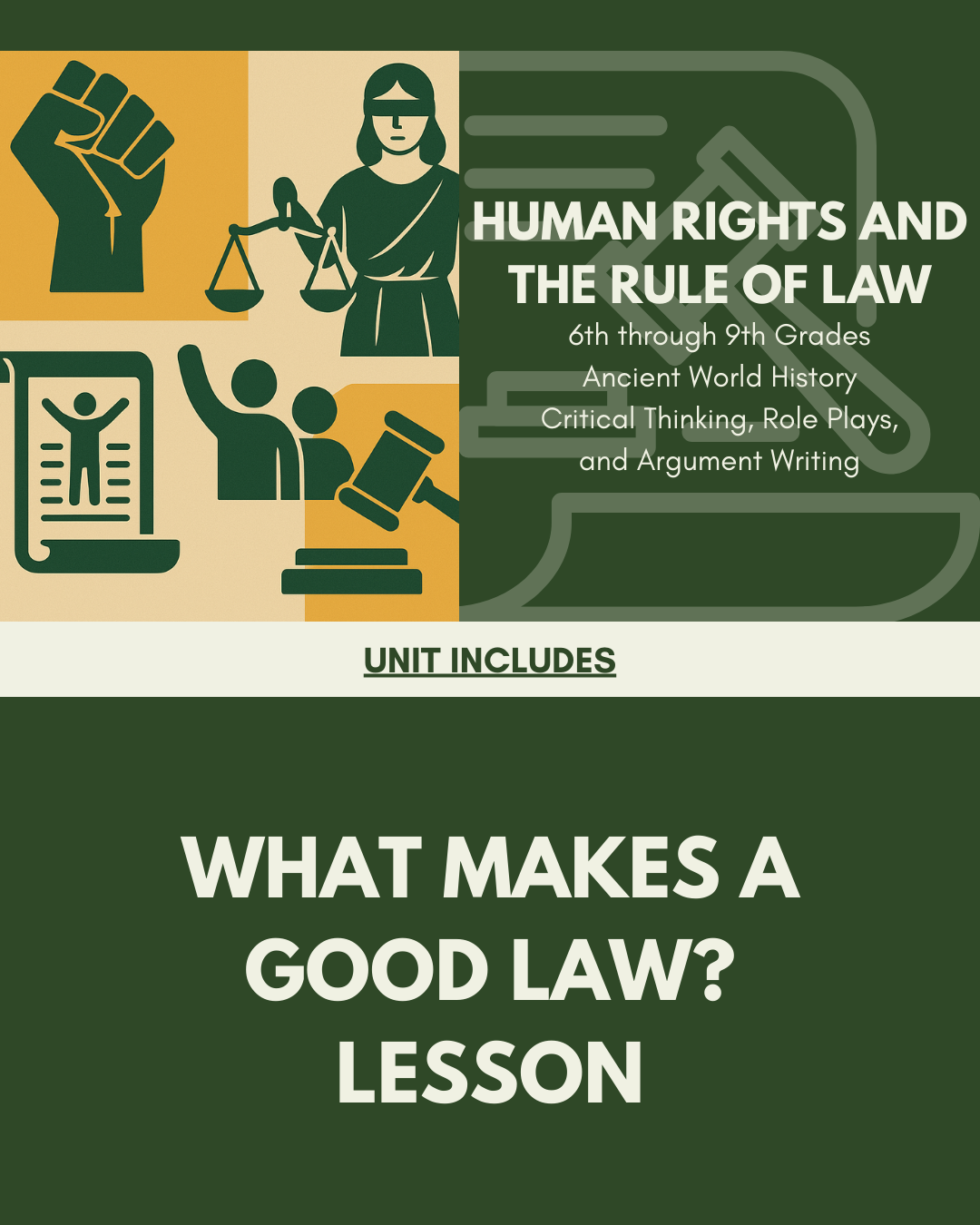 Lesson: What Makes a Good Law?