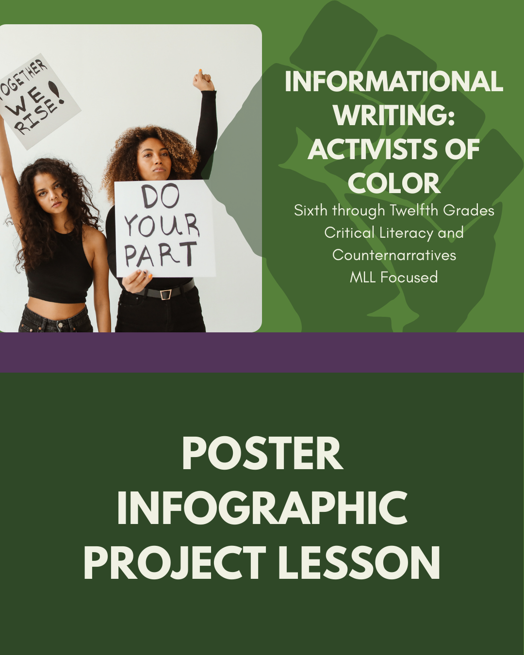 Lesson: Poster Infographic Project