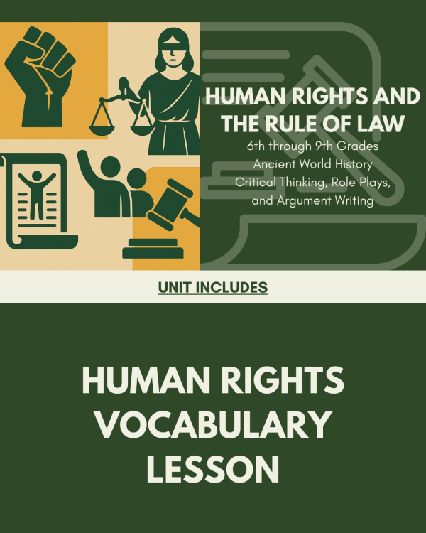 Lesson 15 Human Rights Lesson: Human Rights Vocabulary – WAESN